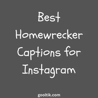 Best Homewrecker Captions for Instagram