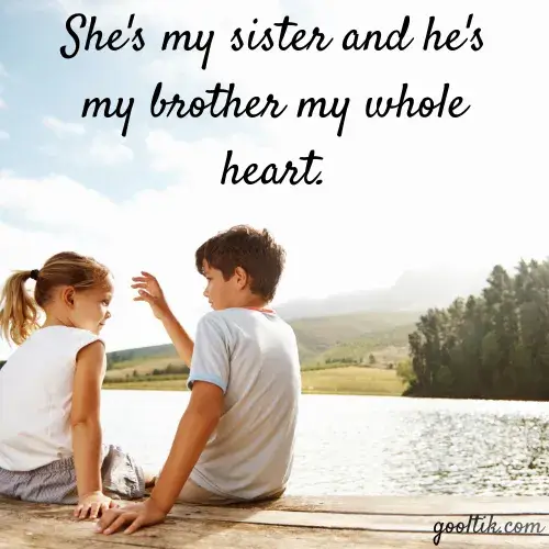 Cute Brother and Sister Captions for Instagram