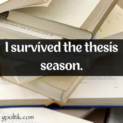 Funny Master Degree Graduation Captions