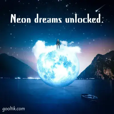 Neon Lights & Electric Vibes Captions