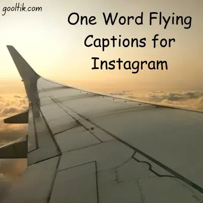 One Word Flying Captions for Instagram