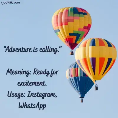 Adventure Hot Air Balloon Captions