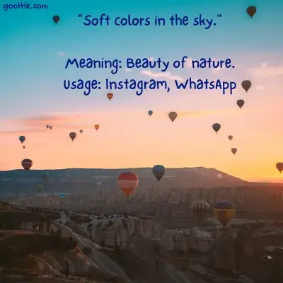 Aesthetic Hot Air Balloon Captions