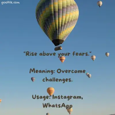 Deep Meaning Hot Air Balloon Quotes