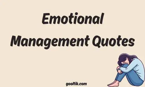 Emotional Management Quotes
