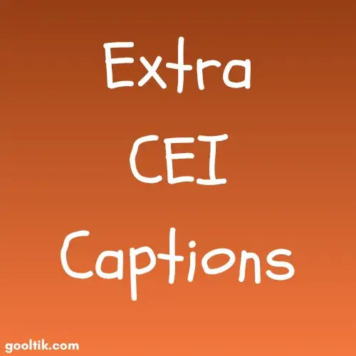 Extra CEI Captions