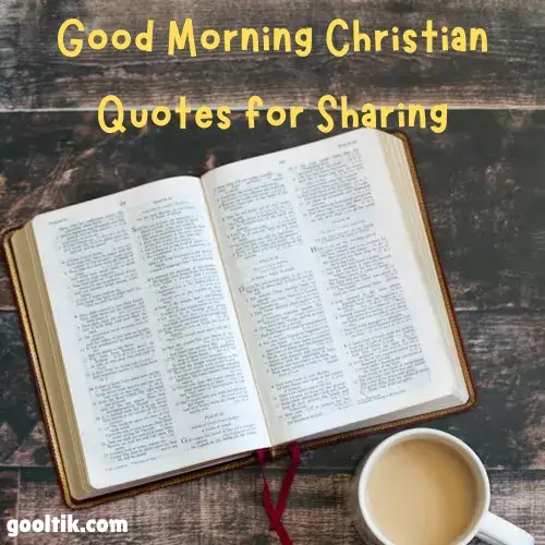 Good Morning Christian Quotes for Sharing