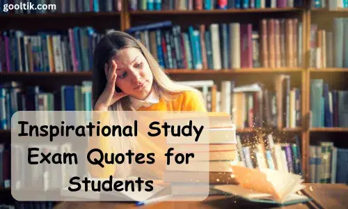 Inspirational Study Exam Quotes for Students