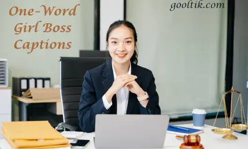 One-Word Girl Boss Captions