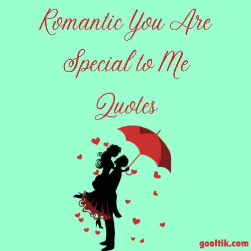 Romantic You Are Special to Me Quotes