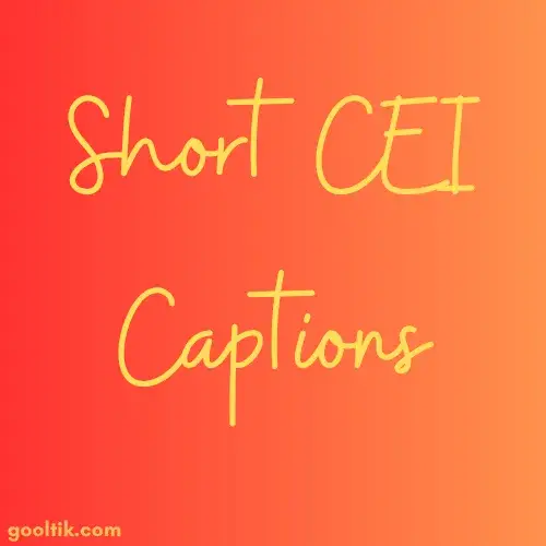 Short CEI Captions
