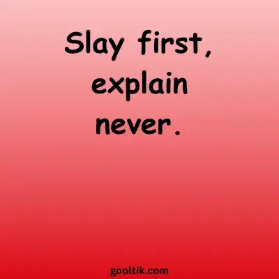 Short Slay Captions for Instagram