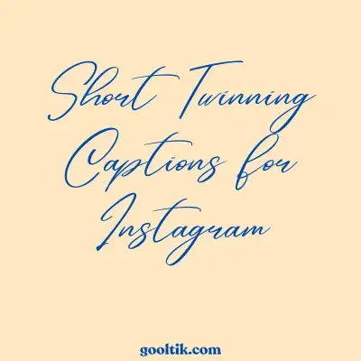 Short Twinning Captions for Instagram