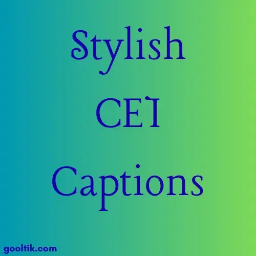 Stylish CEI Captions