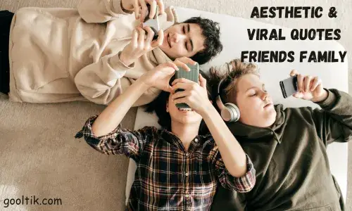 Aesthetic & Viral Quotes Friends Family