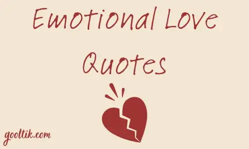 Emotional Love Quotes
