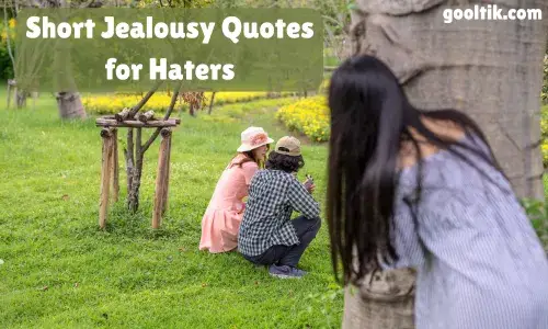 Short Jealousy Quotes for Haters
