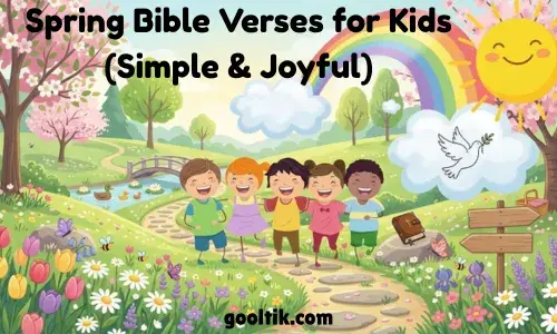 Spring Bible Verses for Kids (Simple & Joyful)