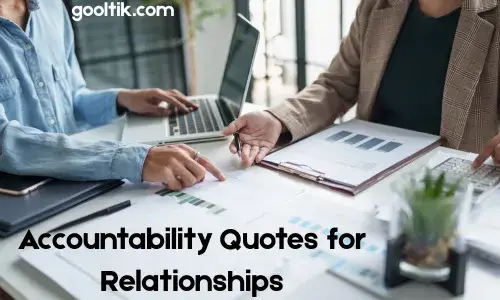 Accountability Quotes for Relationships