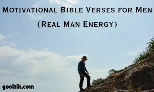 Motivational Bible Verses for Men (Real Man Energy)