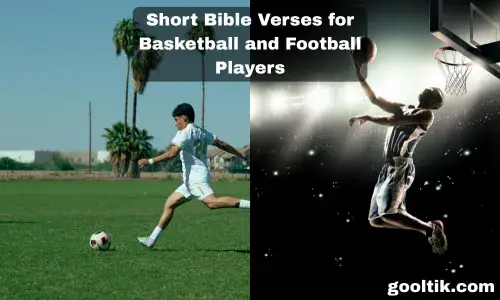 Short Bible Verses for Basketball and Football Players