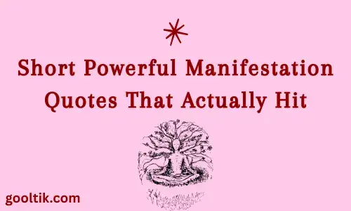 Short Powerful Manifestation Quotes That Actually Hit