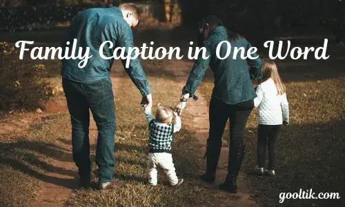 Family Caption in One Word