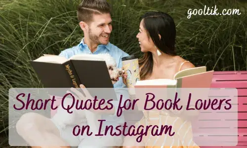 Short Quotes for Book Lovers on Instagram