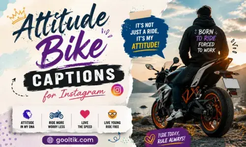 Attitude Bike Captions for Instagram