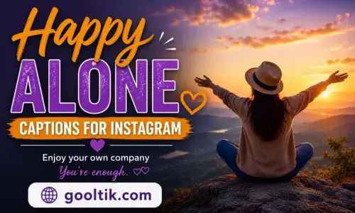 Happy Alone Captions for Instagram