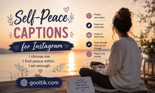 Self-Peace Captions for Instagram
