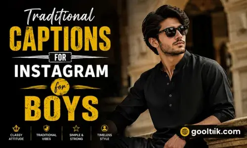 Traditional Captions for Instagram for Boys
